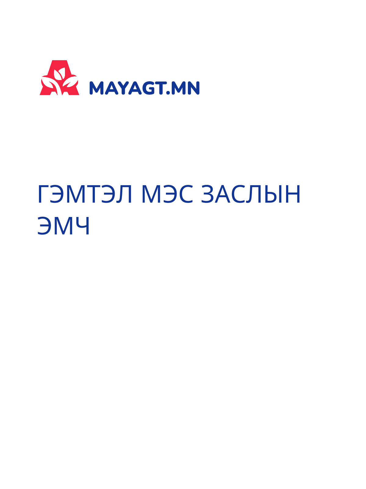 ГЭМТЭЛ МЭС ЗАСЛЫН ЭМЧ