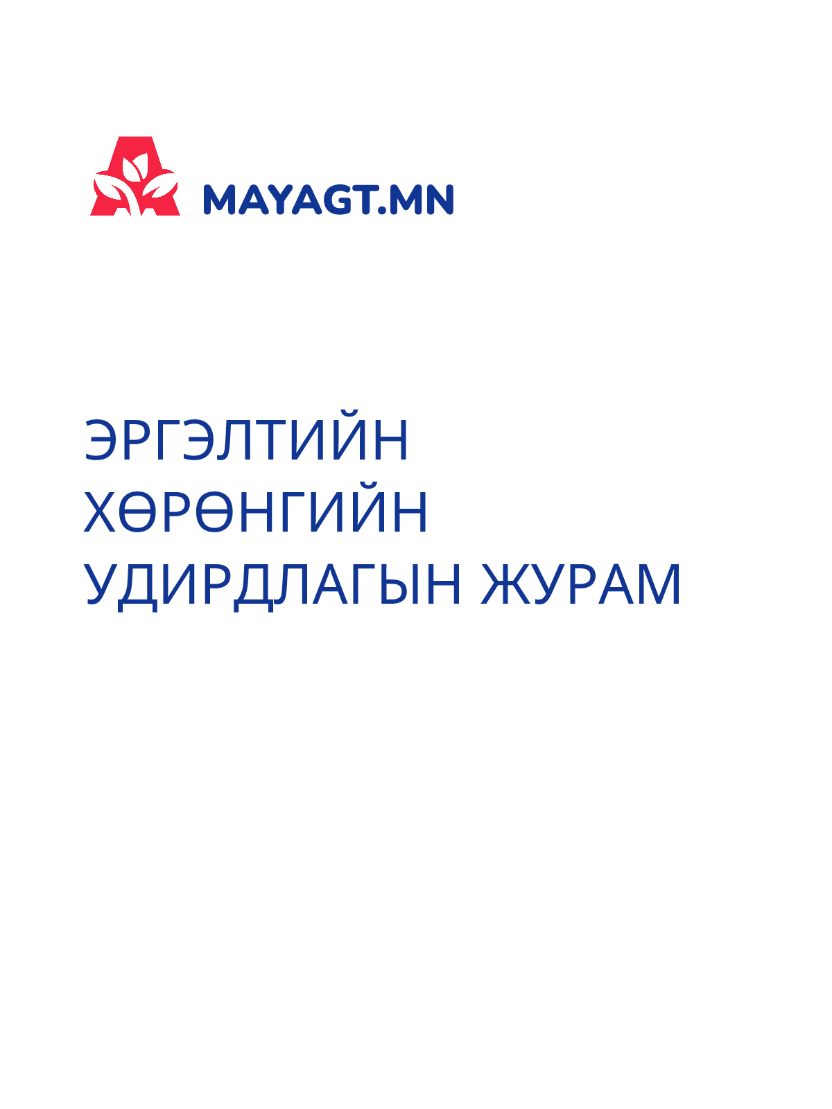 ЭРГЭЛТИЙН ХӨРӨНГИЙН УДИРДЛАГЫН ЖУРАМ